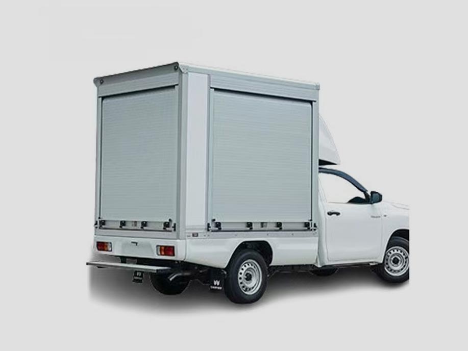 Mga uri at detalye ng rolling shutter door para sa mga box truck